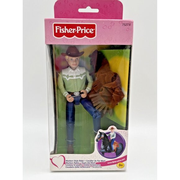 2001 Fisher Price Loving Family Western Rider Jack Figure #75274 Unused - Picture 1 of 11
